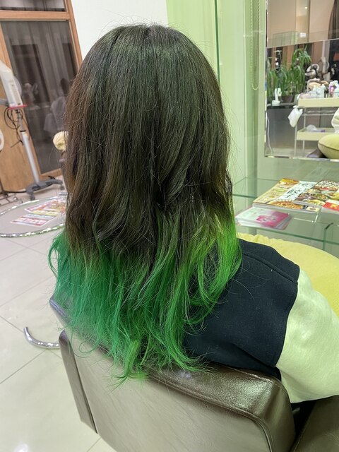 裾カラー  Light green