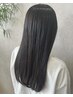 〈さらつやな質感に！〉カット＋縮毛矯正＋艶髪超音波5stepトリートメント