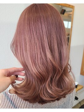 エイト オキナワ 沖縄新都心店(EIGHT okinawa) お客様スタイル_ピンクベージュ