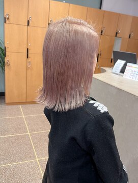 ブランコ 名古屋栄(BLANCO) 【nao. style】ピンクベージュ ピンクヘア