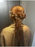 結婚式ヘアセット