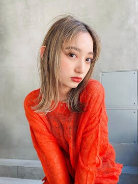 テイラー(Taylor) 【Taylor 大宮】ミルクティーベージュ×オトナセンターパート