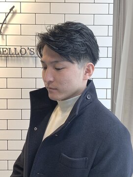オールデイハローズ 京都駅前店(ALL DAY HELLO`S) ３０代　大人ツーブロビジネスサイドパート【京都駅】４０代