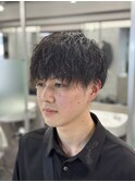メンズショートマッシュ/ツイストスパイラルパーマ