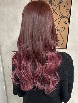 ルノン シェリー(LUNON cheliy) チェリーピンクカラー/グラデーションカラー/ケアブリーチ/韓国