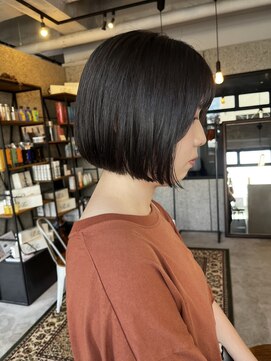 リンダテーラ(Linda tela) 【札幌白石】ミニボブ/黒髪ボブ/ぷっつんボブ/前髪あり