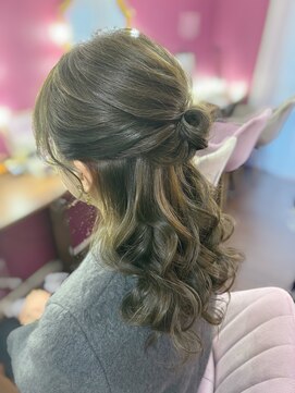 スパークル(SPARKLE-) ハーフアップ