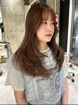 ヨーク(yoke) 【yoke×RYO】レイヤーカット/ベージュカラー/顔まわりカット