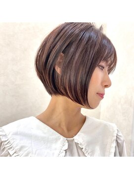 ストーリー 与野店(STORY:E) 大人可愛いショートボブ×ナチュラルカラー[与野]