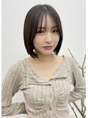 20代30代40代前下がり耳掛けショートボブ丸みショート◎
