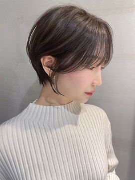 ロンドブルーム 天神大名店(Lond Bloom) イメチェンショート外ハネボブ美髪ブルーブラックワイドバング