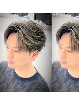 レジット メンズ ヘアサロン(LEGIT MEN's HAIR SALON) フェザーショート×ハイライトメッシュ
