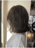 ボブ/ゆるふわ/肩ボブ/アッシュ/薬院