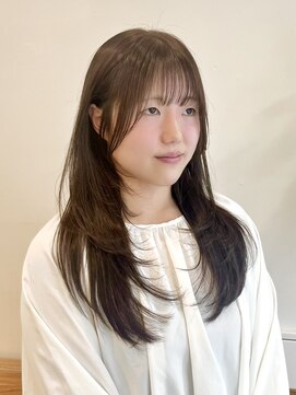 ビューエヒメ(VIEW EHIME) 小顔可愛いレイヤーカット×アッシュカラー10代20代30代