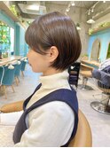 ミニウルフレイヤーカット顔周りカット前髪カットショート/大宮