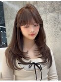 縮毛矯正・ストレート/くびれヘア/夏のヘアアレンジ