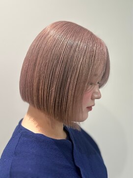 ジエクト 本店(The Ect) 似合わせミニボブ◇切りっぱなしボブ・ラベンダーミルクティー