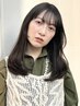 《ダメージレスに》カット＋艶ストレート+内部補修トリートメント￥26000