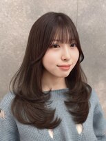 クム(kumu)&nbsp;【kumu】ミディアムレイヤー/顔周りカット/栄/名古屋