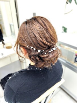 リサ 恵比寿(risa.) 王道！柔らかシニヨンスタイル