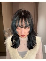 メゾンマイル 恵比寿(maison mile)&nbsp;#ブリーチなしダブルカラー#ワインレッド#ボルドーカラー#前髪