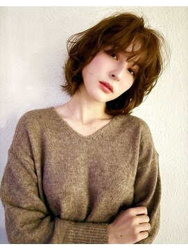 モッズヘア 上尾西口店(mod's hair) 大人可愛い◎ゆるふわボブパーマ×デジタルパーマ透明感p上尾