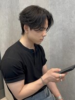 ジーナ 天神(Zina)&nbsp;毛流れセンターパート(メンズカット/ダウンパーマ/ナチュラル)