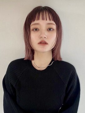 小顔/オリーブグレー/ココアベージュ/黒髪/レイヤー