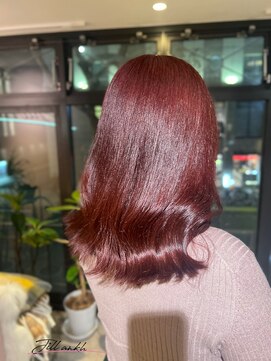 ジル アンク(Jill ankh) 《姫路駅北　Jillankh》レッドカラー　髪質改善　ダブルカラー