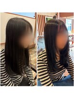 ピールアーク(peal ark)&nbsp;学生に人気◎縛れる顔周りロングレイヤー