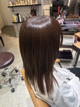 アヴァンスアンス 広島袋町店(AVANCE.ens) ナチュラルブラウンカラー