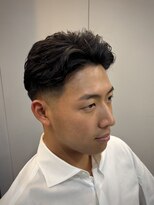 フランクスバーバーリザーブ 人形町店(FRANK’S BARBER RESERVE)&nbsp;MEN’S HAIR/サーフカール/刈り上げセンターパート/人形町