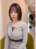 縮毛矯正/髪質改善/ストレートボブ/レイヤーボブ/ボブルフ