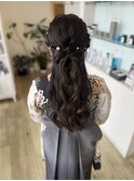 【卒業式】リボンヘア×袴の着付け