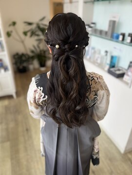 ルシードスタイル ムースユイット(LUCIDO STYLE mousse8) 【卒業式】リボンヘア×袴の着付け