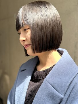 アニー(ANY) ミニボブ×モカグレージュ