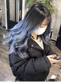 ブルーデニムグラデーションカラー