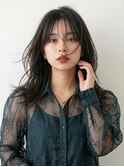 大人可愛い20代30代40代小顔ロングレイヤーグレージュ
