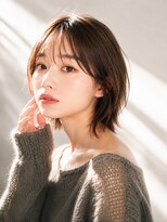 ビューティーアンドフリーハコ(Beauty&Free HACO)&nbsp;シースルーバング×大人可愛いレイヤーショート
