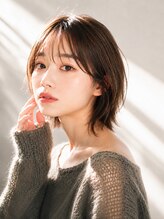 ビューティーアンドフリーハコ(Beauty&Free HACO)&nbsp;シースルーバング×大人可愛いレイヤーショート