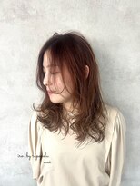 イロバイルポポル(iro...by rupopolu)&nbsp;自然にオシャレ！ピンクゴールドで作るハイライトグラデーション