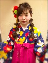 セットサロンエース(Set salon Ace)&nbsp;卒業式・袴ヘア★たまねぎツインテール