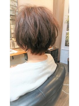 ヘアメイクライン(hair make LINE) ふんわりショートボブ