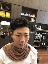 メンズ ボス(men's bos)&nbsp;できる男の攻め系パーマ！！