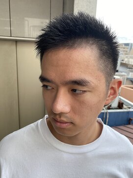 ミラシィ 稲毛(Mirashy) アシンメトリーベリーショート/メンズカット/ツーブロック