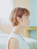 カラーサロンビスカリア 相模原エリア 淵野辺駅店(Color salon Biscaria)&nbsp;ハイトーンショートボブ