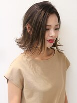 オーガニックサロン フェイス 梅田店(organic salon face)&nbsp;外ハネできちんと感！小顔力UP ↑艶々ボブディ