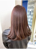 ブリーチなし ピンクベージュ 西田大樹