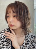 ウルフレイヤー ミディアムレイヤー 大人カジュアル20代30代40代