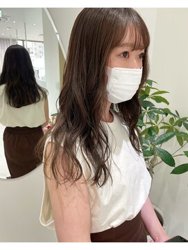 ジーナ 福岡天神(Zina) オリーブベージュ×ロング